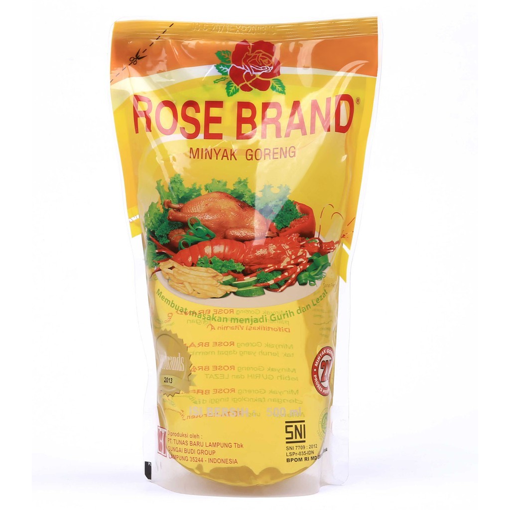 

Rose Brand Minyak Goreng Pouch 500 ml