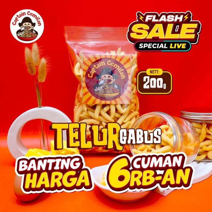 

New 200gr - Telor gabus KEJU gurih renyah Bandung (Flash Sale) Cheese Baking