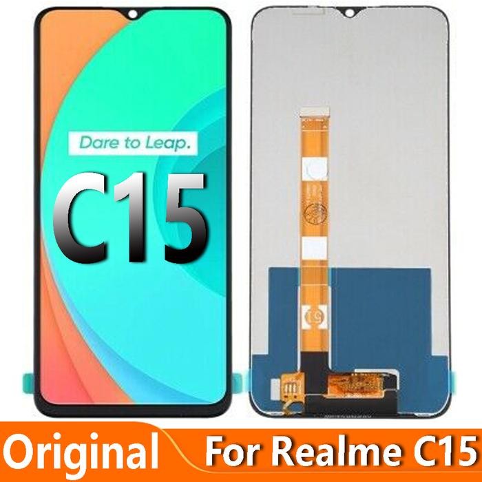 Original 6.5inch For Realme C15 Qualcomm Edition RMX2195 LCD Display