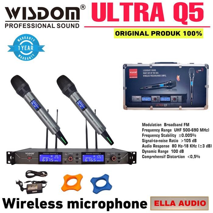 Wisdom Ultra Q5 Wireless Microphone 2-Channel Wisdom Q-5