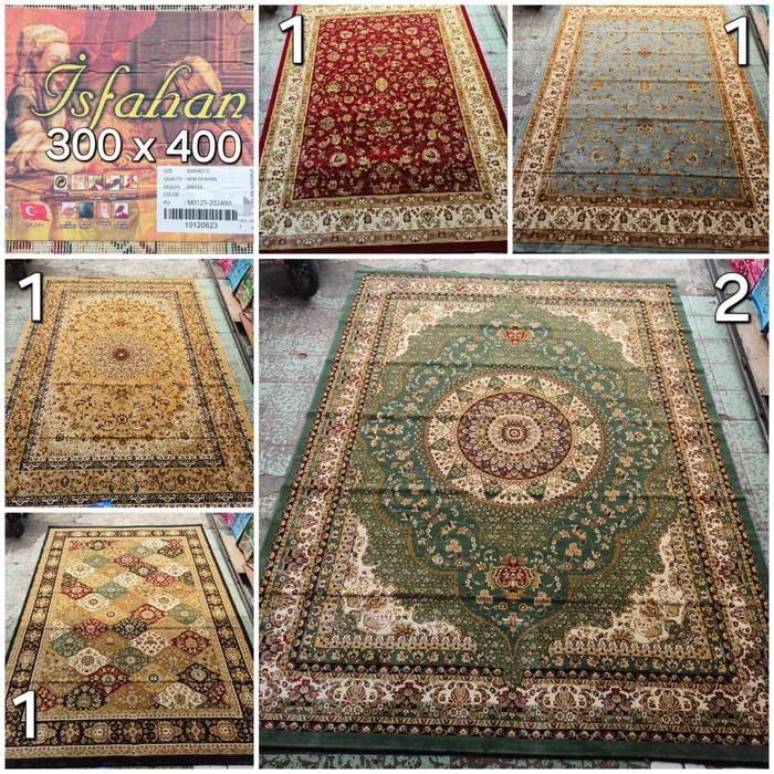 Karpet Permadani Turki Ukuran Jumbo 3X4 Super Tebal Halus Mewah