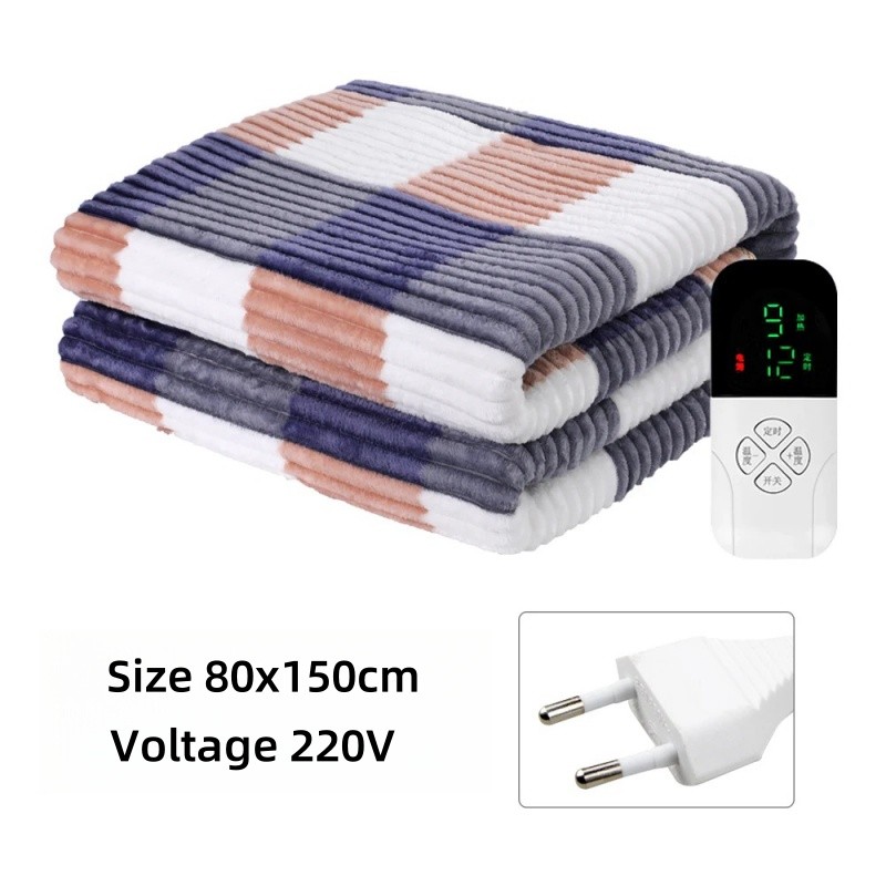 220V Electric Blanket Sheet Intelligent Control Thicken Security Electric Heating Thermostat Blanket