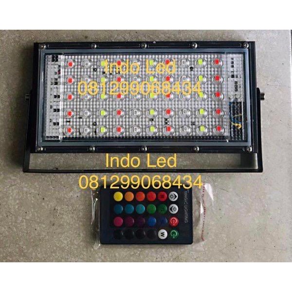 Lampu sorot led rgb 50 watt 50watt led sorot 50 watt rgb