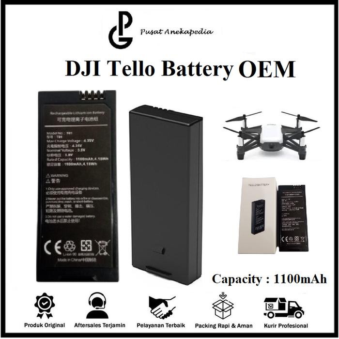 Dji Tello Battery Original - Batere Tello - Baterai Tello Original