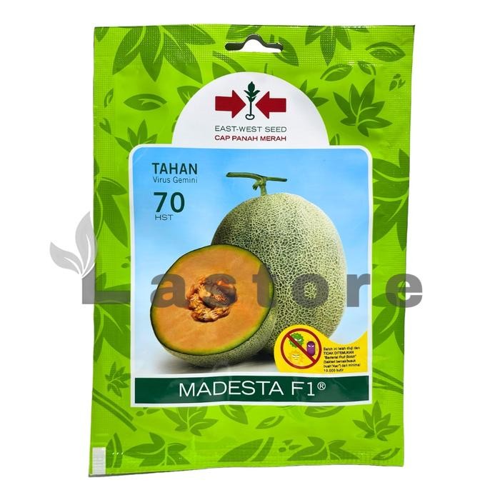 Benih Melon Daging Orange Madesta F1 Rock Melon Cap Panah Merah