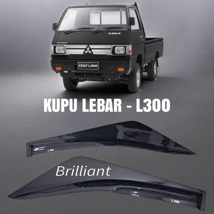 Talang Air 2 Pintu Depan L300 - Jumbo Hitam Lebar Kupu Kupu