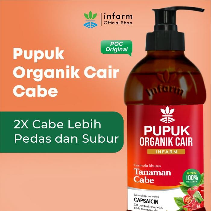 Terlaris Pupuk Organik Cair Tanaman Cabai Poc Kompos 500Ml Infarm Pupuk Cabai Pupuk Organik Cabai