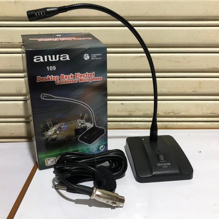 PROMO mic meja podium mic meja aiwa best mic