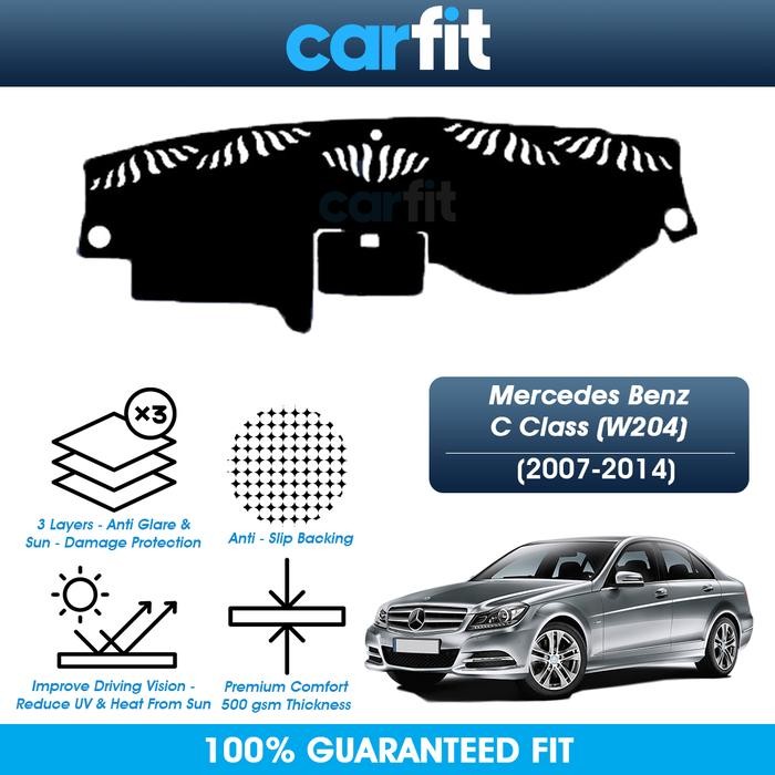 Carfit Mercedes C Class W204 Dashboard Cover Karpet Dasbor 2007-2014