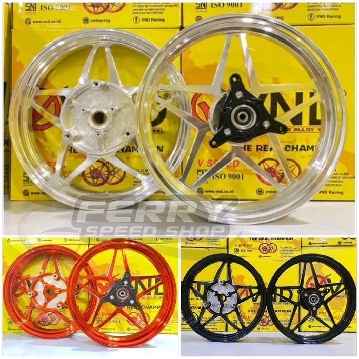 Velg Racing V Speed Nmax new & Nmax old / Pelek Racing Vnd Bintang Nmax old & Nmax new Ukuran