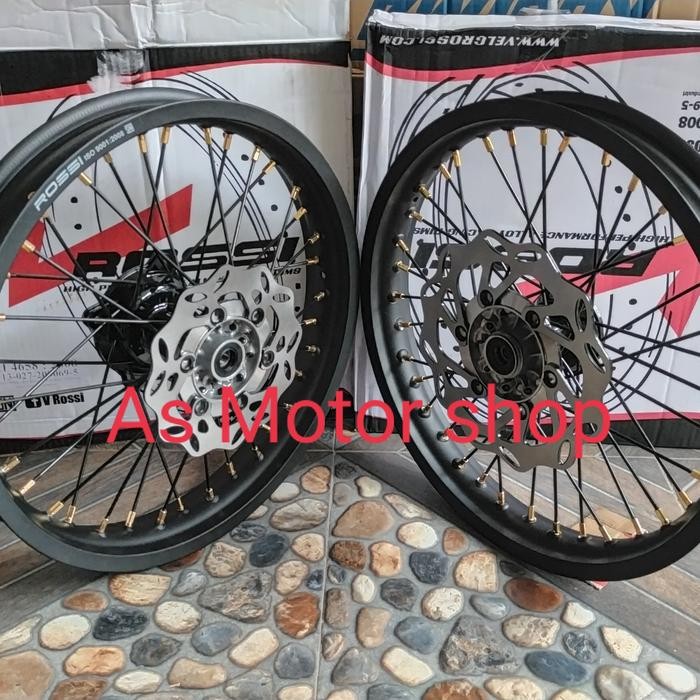 VELG SET ROSS 185 215 RING 17 TROMOL SET FREE CAKRAM KLX150 D-TRACKER