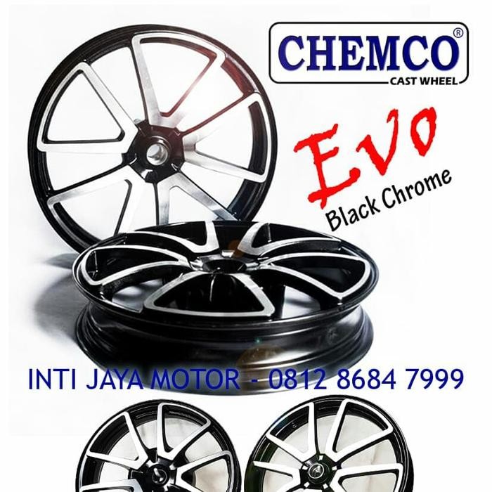 velg Chemco Evo Vario 110 Black Chrome