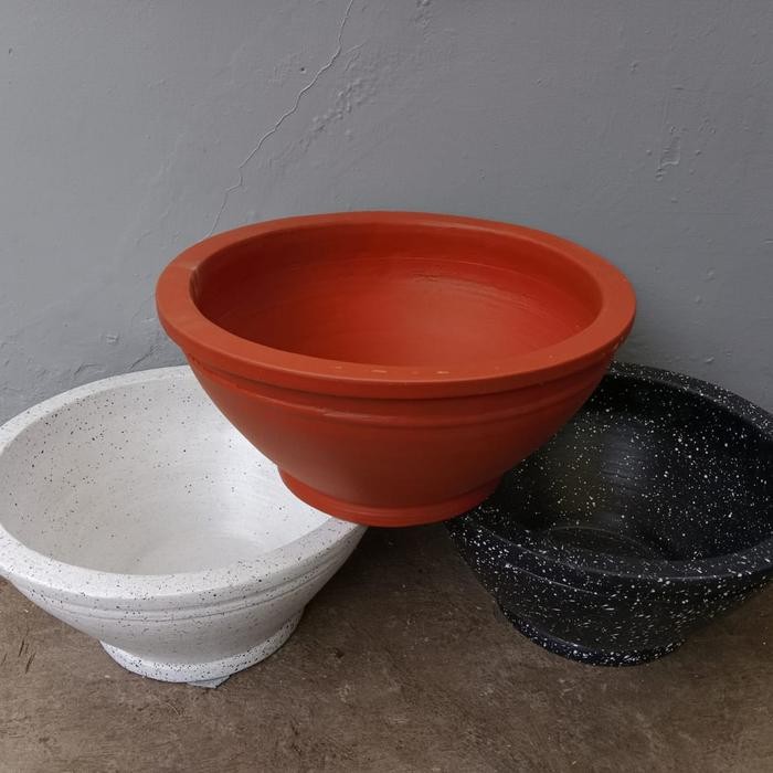 Pot Teratai, Pot Gerabah Teratai, Pot Tanah Liat Tanpa Bolong