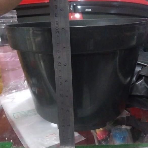 Pot Plastik Hitam 30, Pot Grosir Murah, Pot Hitam
