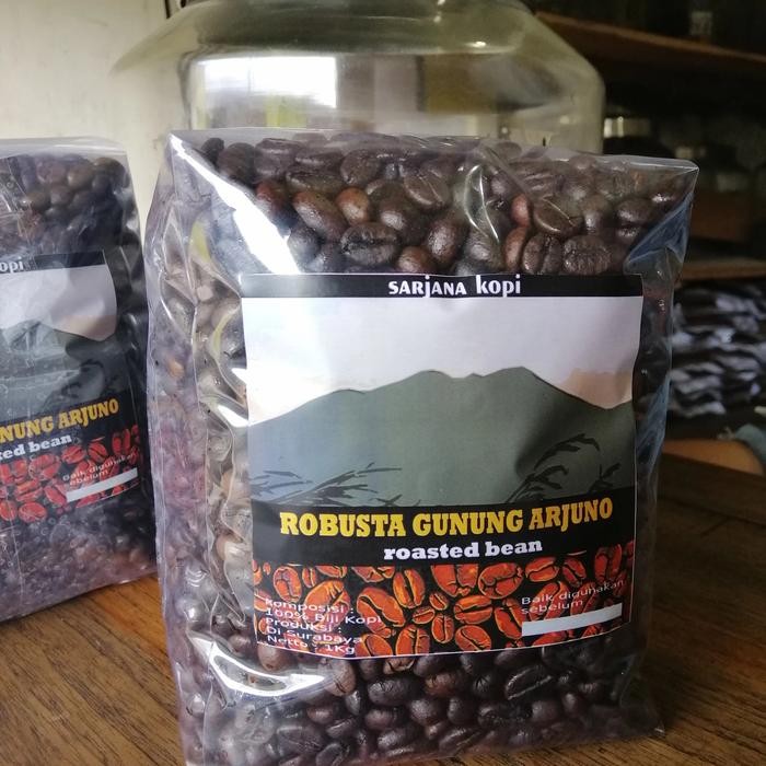 

Kopi Robusta Dark Roast Bean Gunung Arjuno 1Kg #Gratisongkir #Sale #Discount