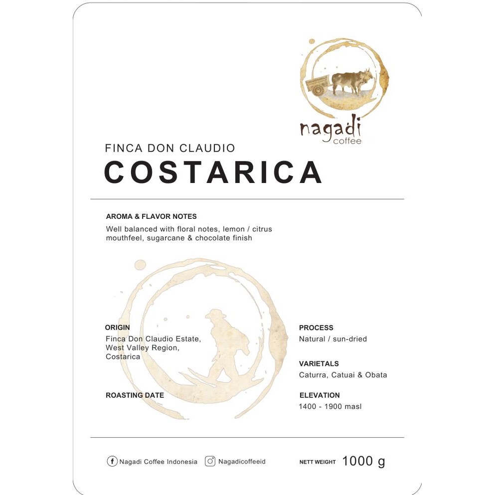 

Coffee Bean / Biji Kopi Costa Rica Finca Don Claudio (Natural) #Gratisongkir #Sale #Discount