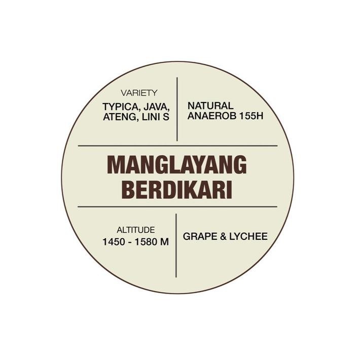 

Manglayang Berdikari - Natural Anaerob 155H (Arabica Filter Coffee) #Gratisongkir #Sale #Discount