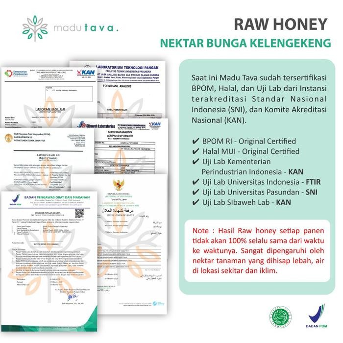 

Madu Murni Tava Nektar Kelengkeng 600Gr Pure Raw Honey Alami