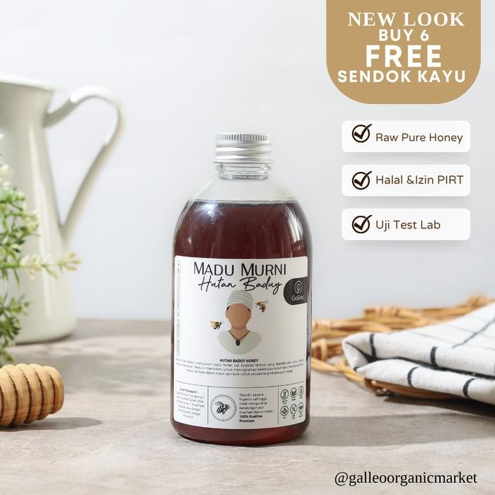 

Madu Hutan Baduy Galleo 350 Gr Grade A Pure Raw Honey