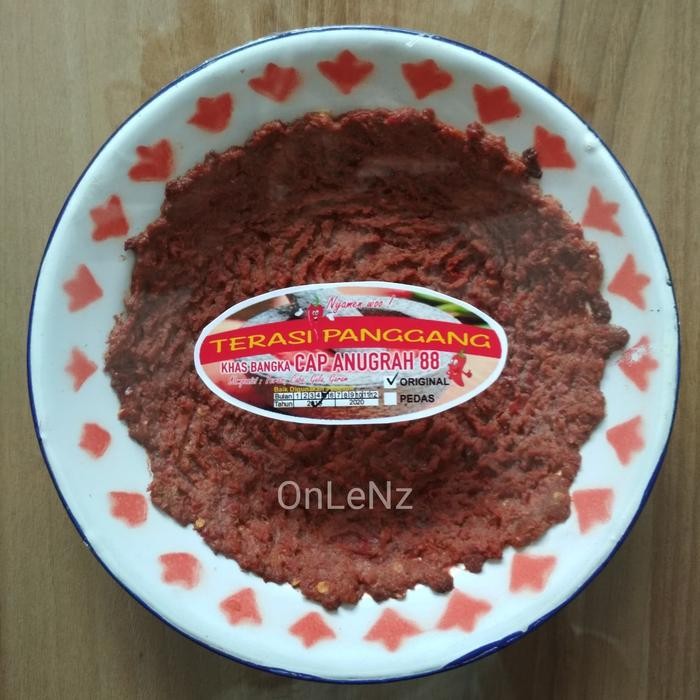 

Sambal Terasi Panggang Piring Cap ANUGRAH 88 Bangka