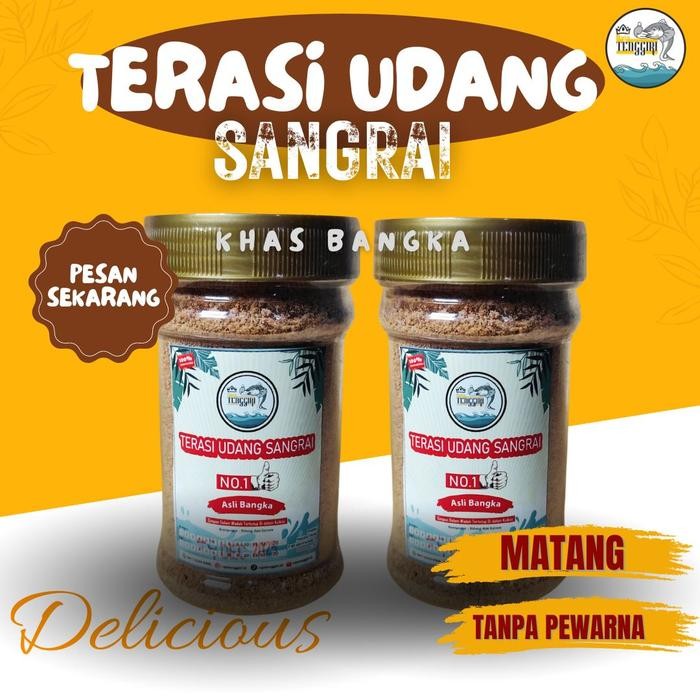 

Paket Terasi Udang Khas Bangka Sangrai 2 Pcs Botol Bahan masakan, bahan sambal, Bumbu Masak bottle
