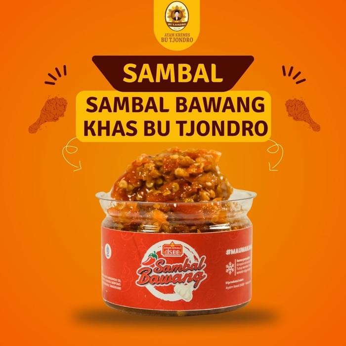 

Sambal Bawang Terasi Pedas Bu Tjondro Cita Rasa Autentik Rumahan Legendaris 1982 Enak Lezat Halal