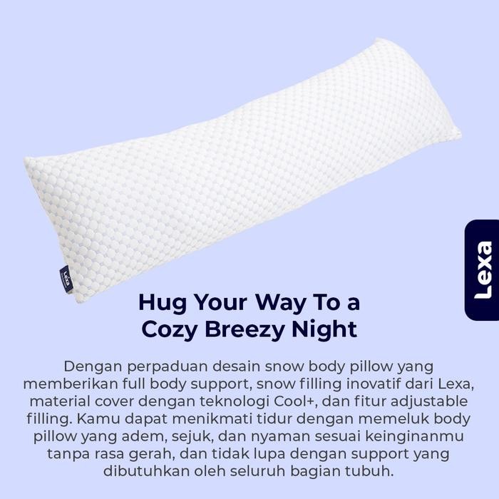 Lexa Snow Body Pillow - Guling Besar Premium Full Body