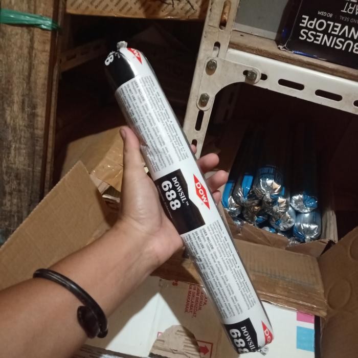 dowsil sealant white putih sealant kaca tahan panas model sosis Terlaris