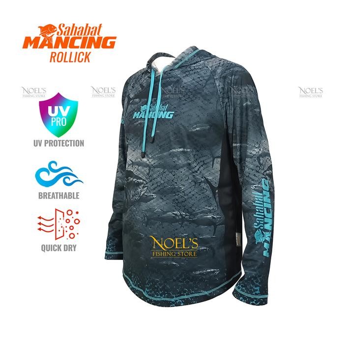 Jersey SM ROLLICK Anti UV Protect Hoodie Sahabat Mancing