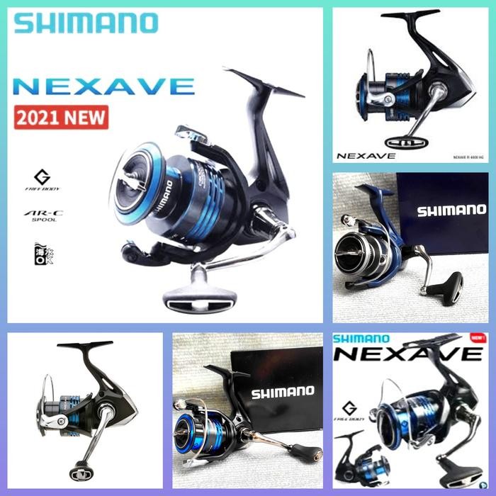 Reel Shimano NEXAVE 2500 . 4000 HG NEW MODEL 2021