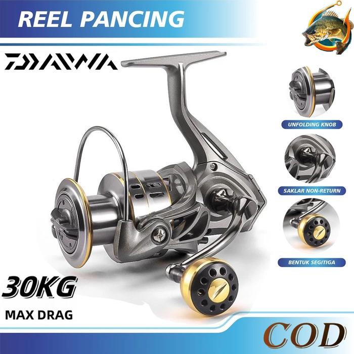 2024 New Daiwa reel Spinning reel casting reel Fishing reel mesin casting baitcasting reel Metal