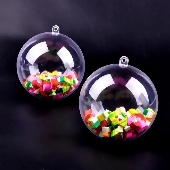 Bola Akrilik Transparan Acrylic Ball Bening CECE FAVOR Baubles Full