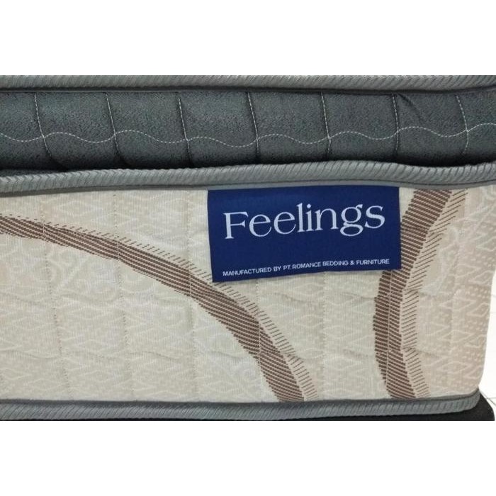 Spring Bed Romance Feelings Plush Top Hb Queen 160 X 200 Full Set