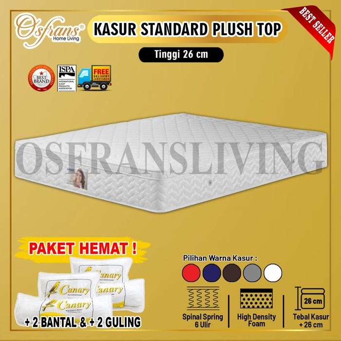 Guhdo Springbed Standard Plush Top - 120X200 - Hanya Kasur / Mattress