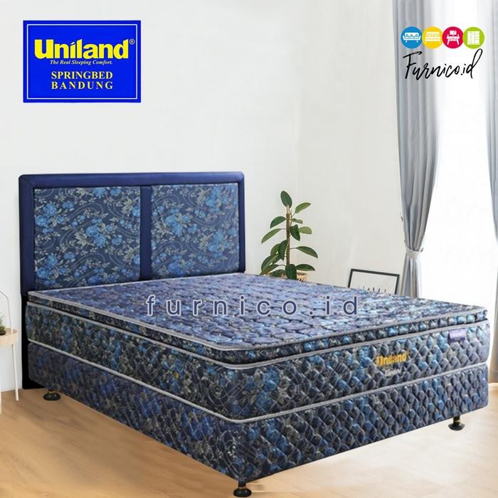 Mo Kasur Springbed Set Uniland New Pillow Top 160X200 160