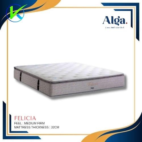 Kasur Alga Spring Bed Felicia T.32Cm Ukuran 180X200 - Hanya Kasur