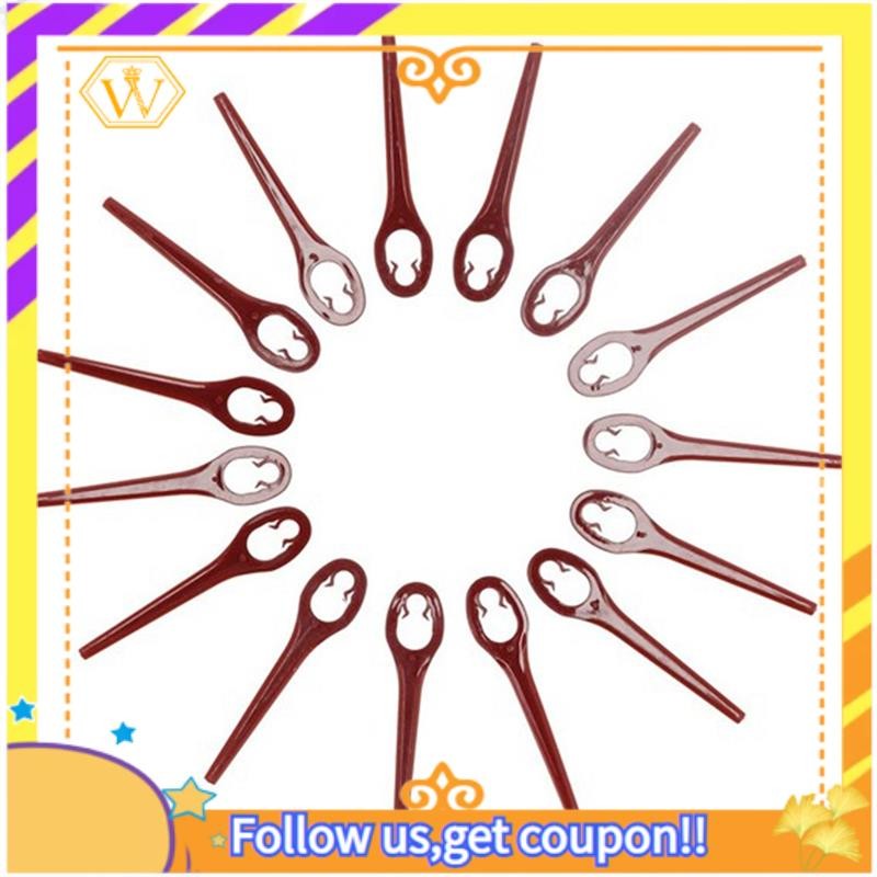 

100 Pack Lawn Mower Blades Lawn Mower Plastic Blades Cutting Blades For Gardening Accessories Knives