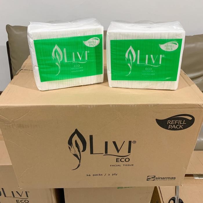 

(KHUSUS GOJEK/GRAB) Tissue Livi ECO Facial Refill 1 DUS 24 pack