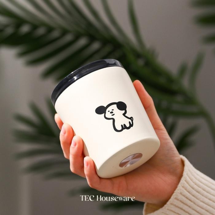 

TEC LILO Ivory Stainless Steel Tumblr Coffee Tea 240ml 360ml Aesthetic Botol Minum Kopi Teh Gelas