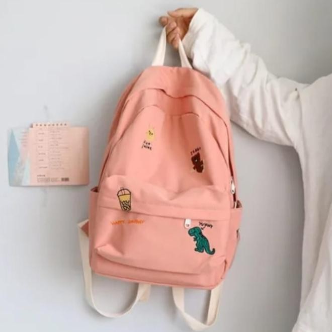 

RoyGasStore - Tas Ransel Sekolah Anak Wanita Karakter Yummy TK SD SMP Tas Punggung Gendong Fashion