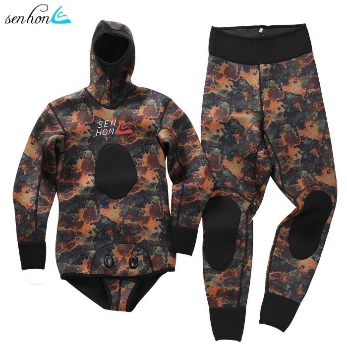 PROMO Wetsuit spearfishing 3mm camoflauge senhon wetsuit diving/spearfishing
