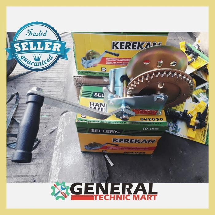 Hand Winch / Boat Winch/ Kerekan Katrol 1200 LBS SELLERY 10-080