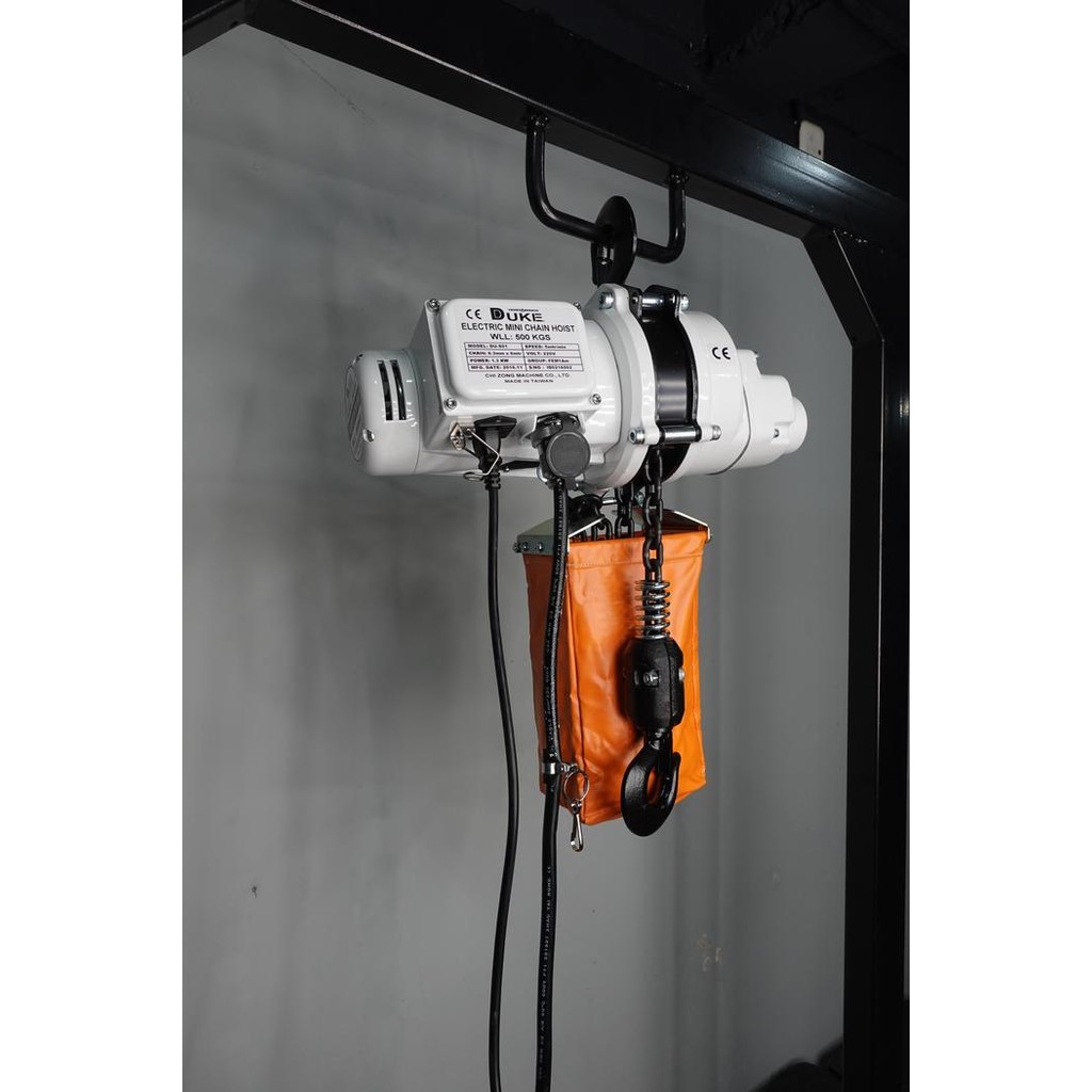 READY Chain Hoist 1 ton 1000kg Taiwan merk DUKE Katrol elektrik hoist rantai