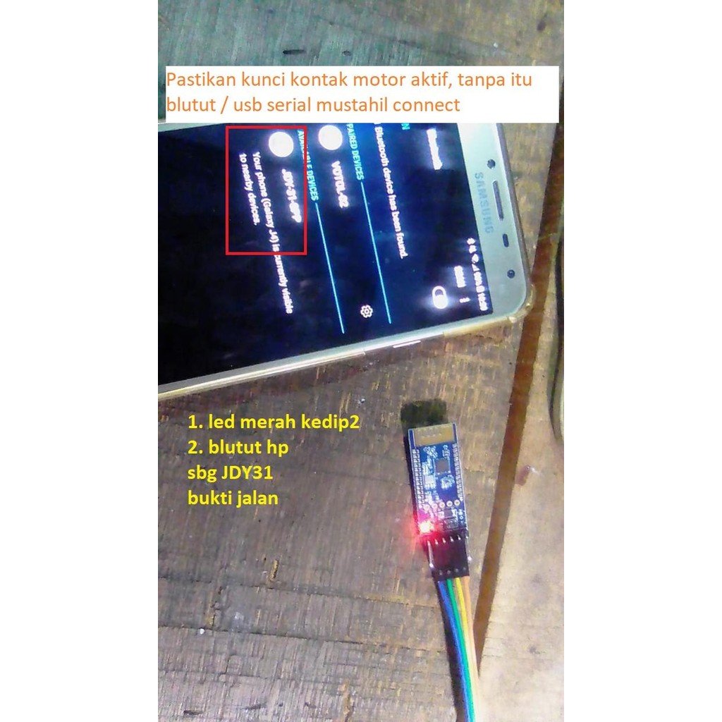 Modul Bluetooth VOTOL untuk PC/Laptop motor listrik votol bluetooth