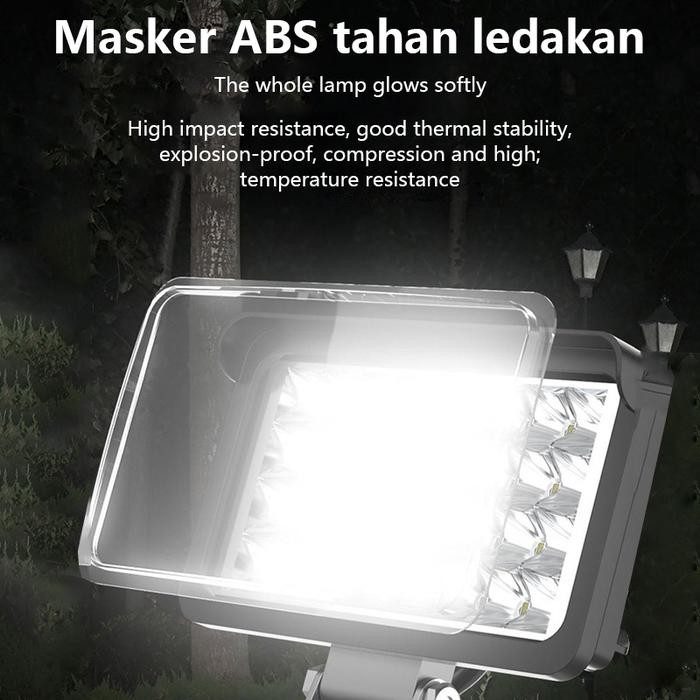 Fuyaon Kipas Darurat Baterai Lithium Dan Lampu Darurat Portabel, Kipas Mini 8 Inch / Lampu Darurat
