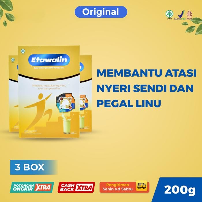 

Etawalin - Susu Herbal 100% Alami (3 Box)