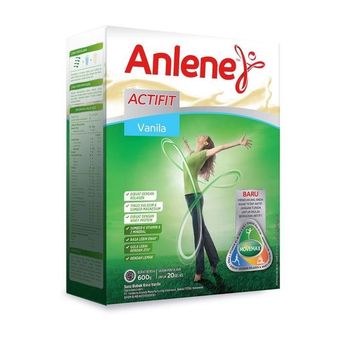 

ANLENE ACTIFIT VANILLA 600G