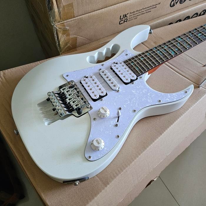 Gitar ibanez jem flower white new