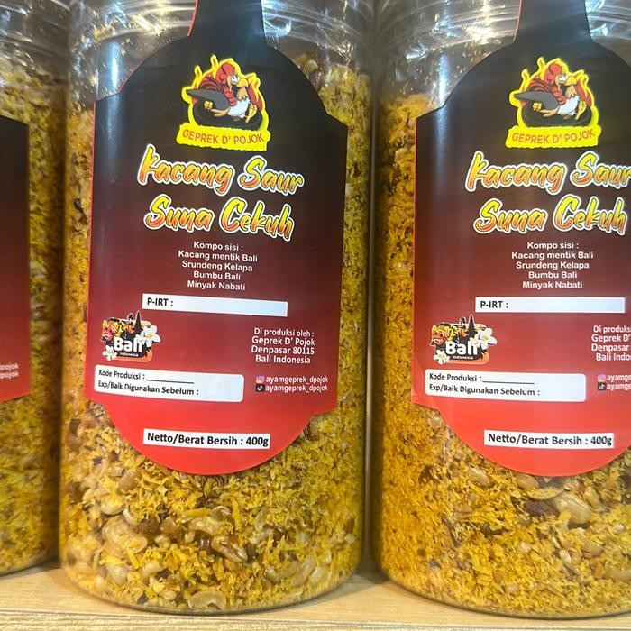 

Kacang saur suna cekuh dengan bumbu bali- cocok untuk lauk makanan