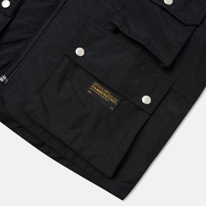 Hammerstout - Rizz Black - Vest Rompi Pria Wanita Casual Terlaris